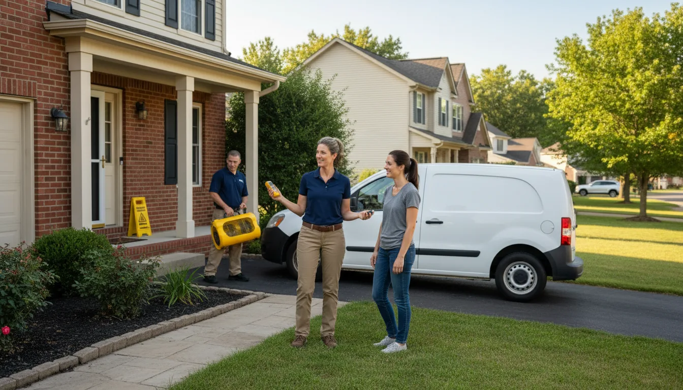 Water restoration image for Flood Water Cleanup, Removal And Restoration Services in Sarona, WI